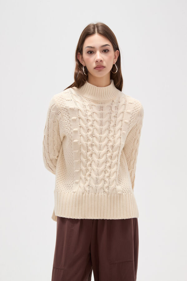 POLERA SILVEYRA CRUDO / NATURAL image number null