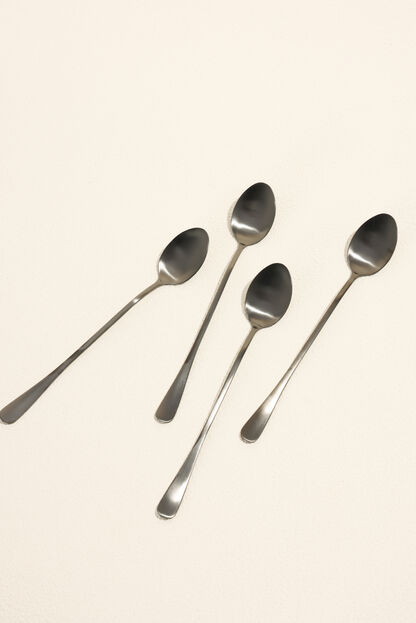 Cuchara mango largo Olivo Set 4 un. Negro COLOR UNICO image number null