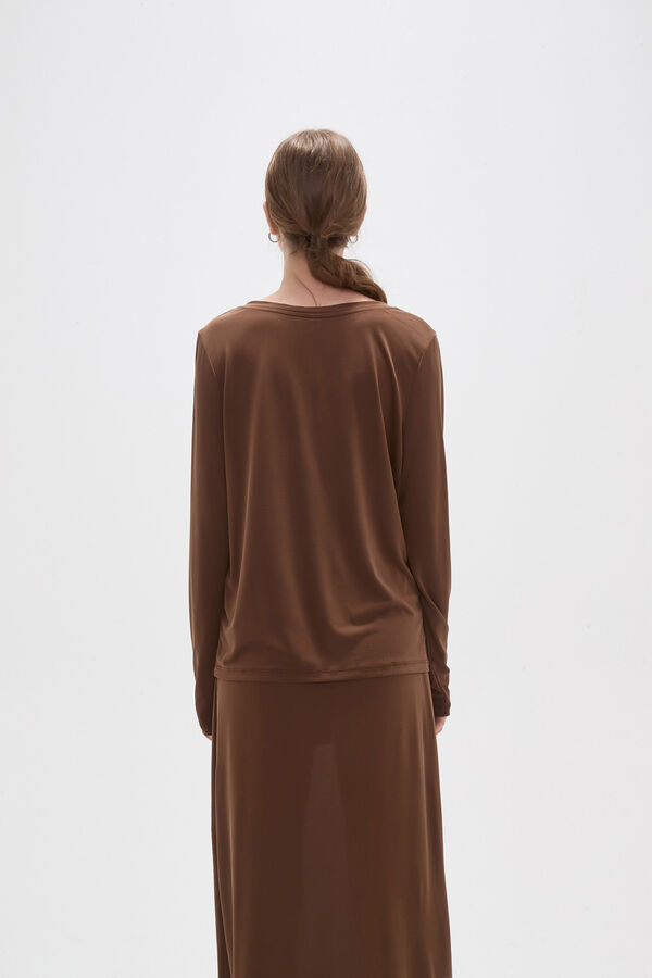 REMERA TIVIA CHOCOLATE image number null