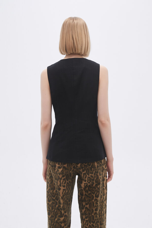 CHALECO PAULIN NEGRO image number null