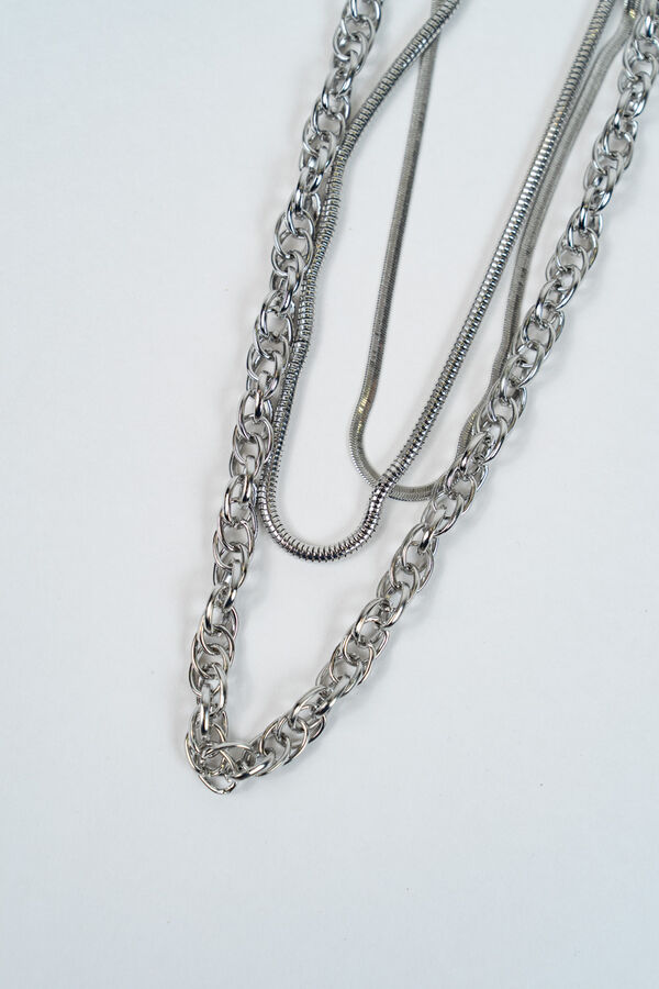 Collar Diamont PLATEADO image number null