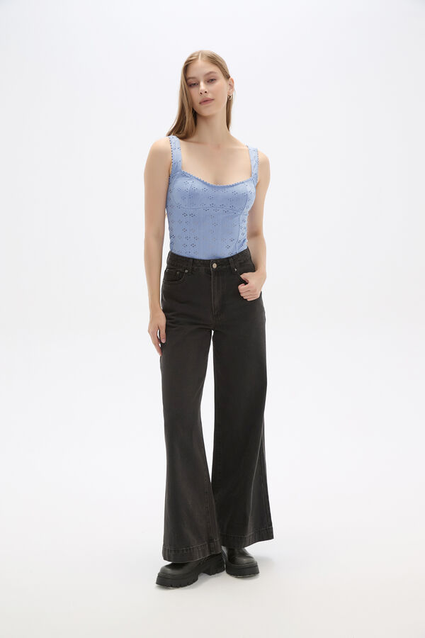 PANTALON MELVARA GRIS OSCURO image number null