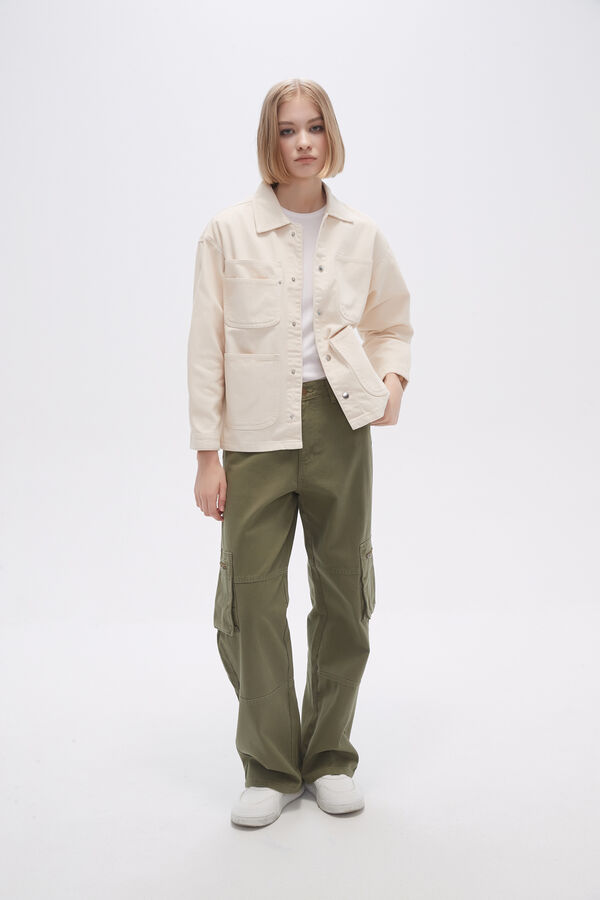 SOBRECAMISA ONA CRUDO / NATURAL image number null