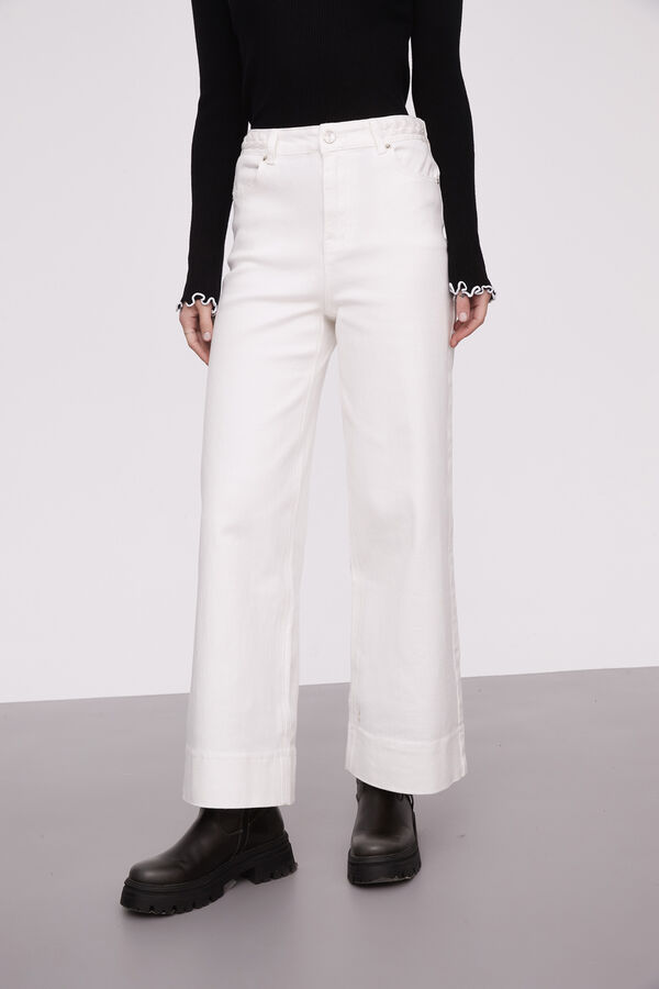 PANTALON BOYS MARFIL  / OFF WHITE image number null