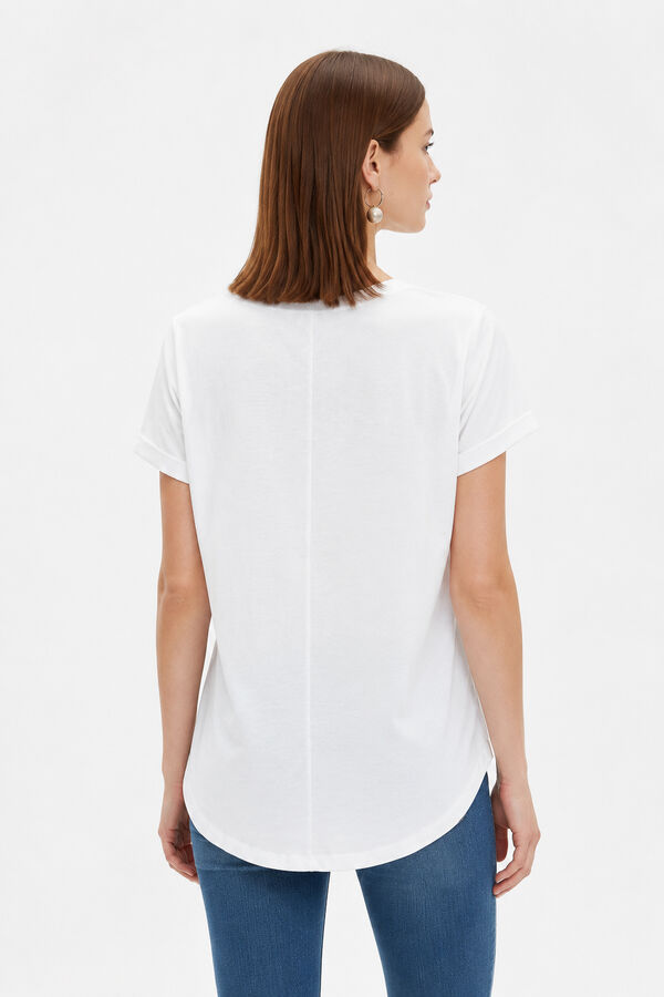 REMERA CORDATA 70607 BLANCO image number null
