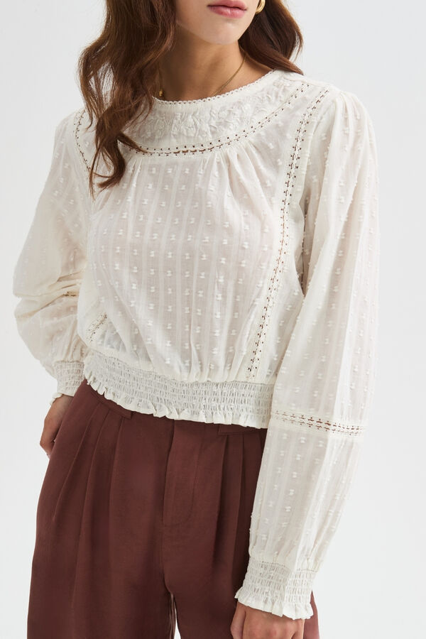 BLUSA ACHA 70607 MARFIL  / OFF WHITE image number null
