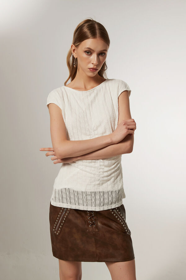 TOPS FARCA MARFIL  / OFF WHITE image number null