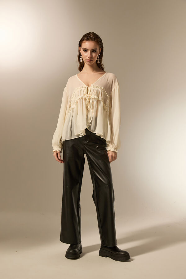 BLUSA CELIN CRUDO / NATURAL image number null