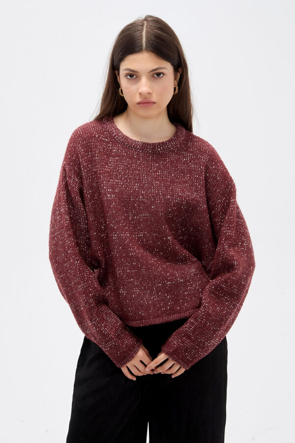 SWEATER RAMIN BORDEAUX MELANGE image number null