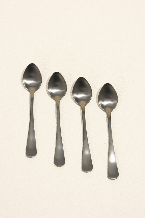 Cuchara para caf&eacute; Olivo Set 4 un. Negro COLOR UNICO image number null