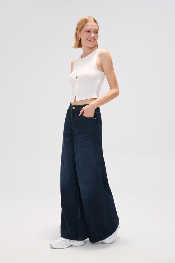 PANTALON POLICORO AZUL OSCURO image number null