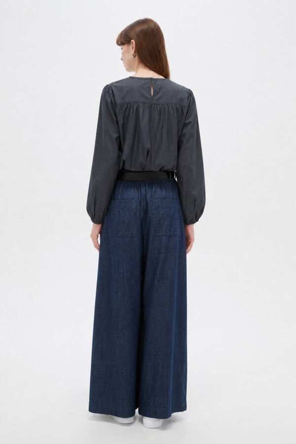 BLUSA KLYMAR GRIS TOPO image number null