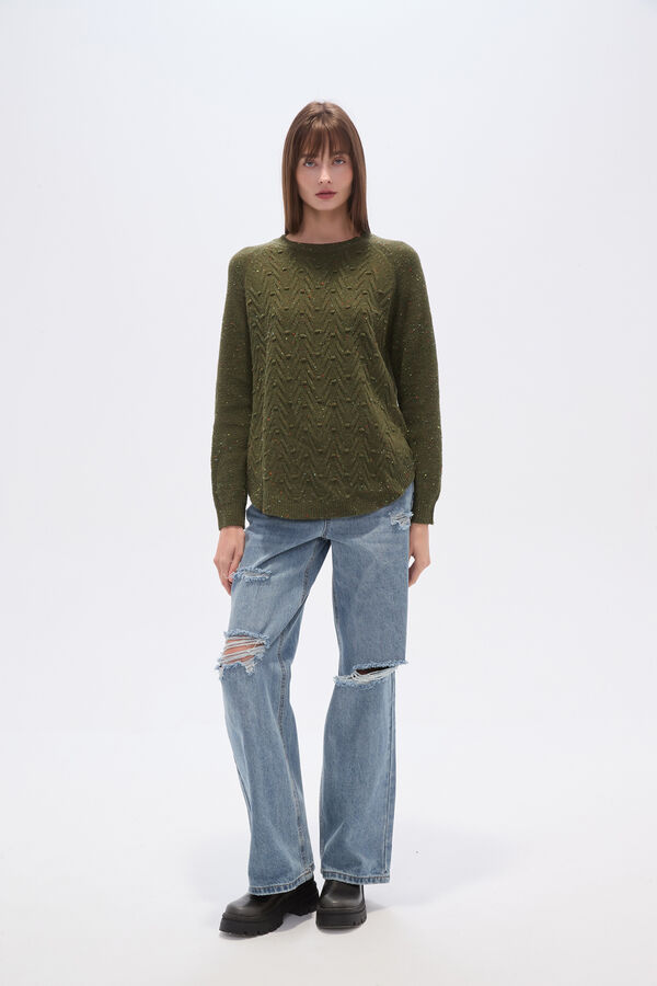 SWEATER PIER VERDE OLIVA image number null