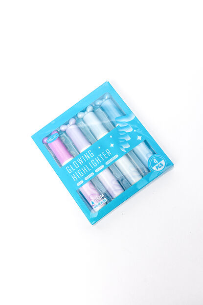 Resaltador Glowy mix 3 colores, 4 pcs GUSTO 2 image number null