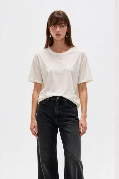 REMERA ENA 70607 MARFIL  / OFF WHITE image number null