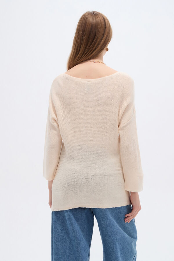SWEATER SERENITE 70607 CRUDO / NATURAL image number null