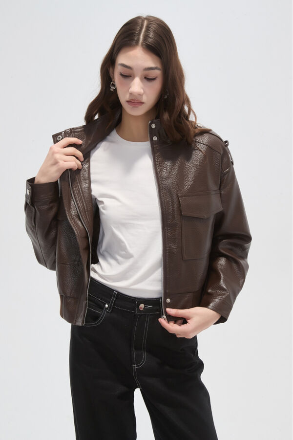 CAMPERA SAHIO CHOCOLATE image number null