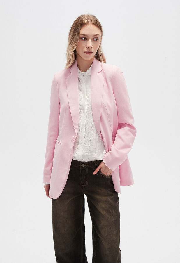 BLAZER FLOK ROSA CLARO image number null