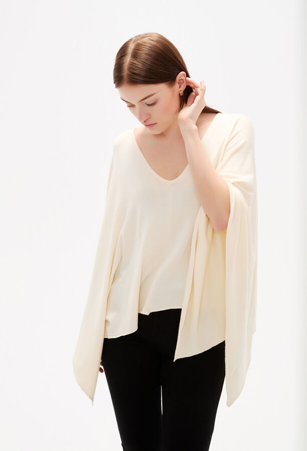PONCHO RALP CRUDO / NATURAL image number null