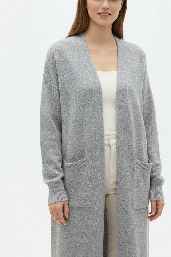SACO SACCO GRIS MELANGE MEDIO image number null
