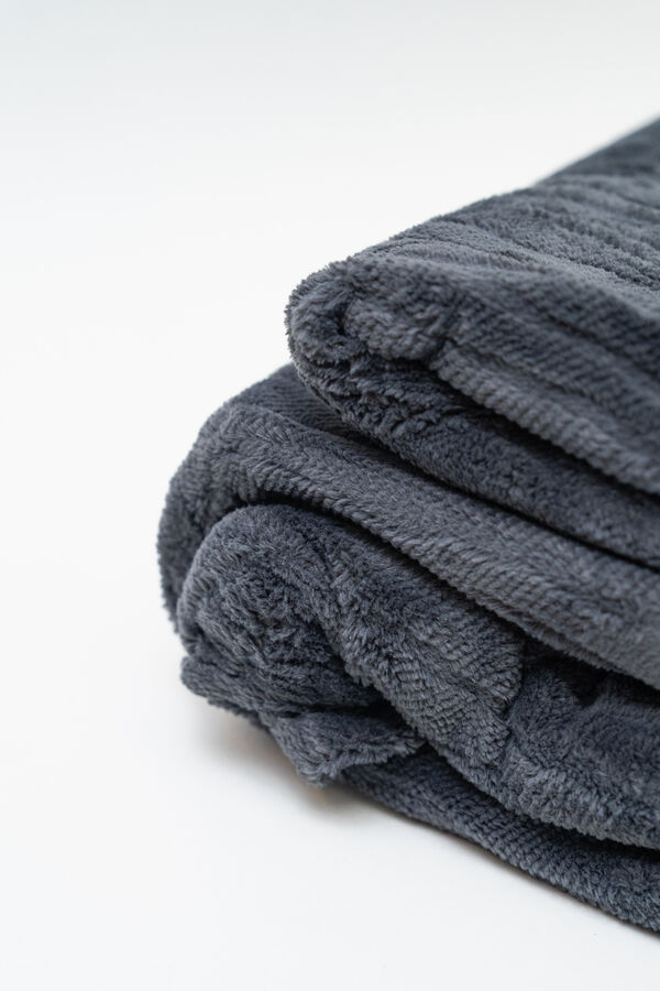Manta Terra 1 plaza - 220g GRIS OSCURO image number null