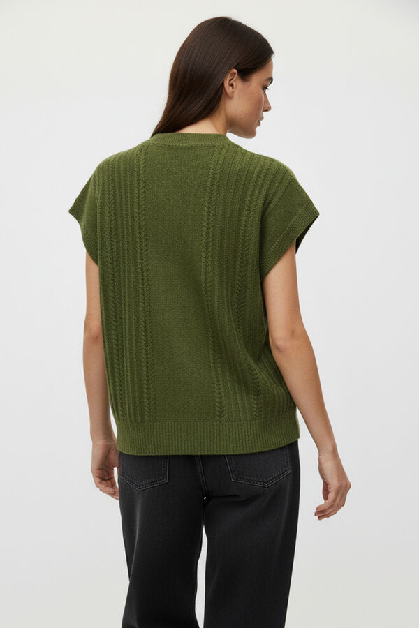 CHALECO GIAN VERDE OLIVA image number null