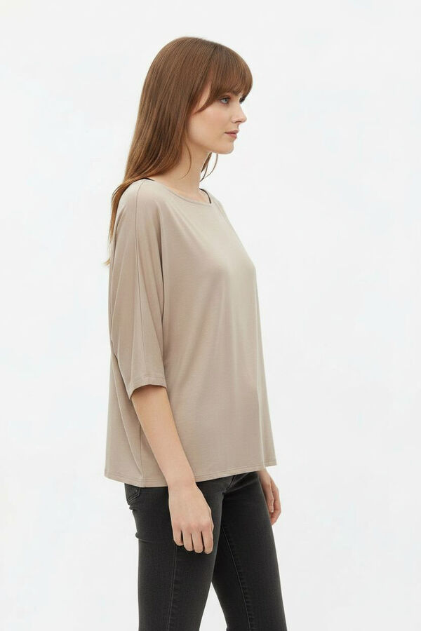 REMERA QUIMBO TAUPE CLARO image number null