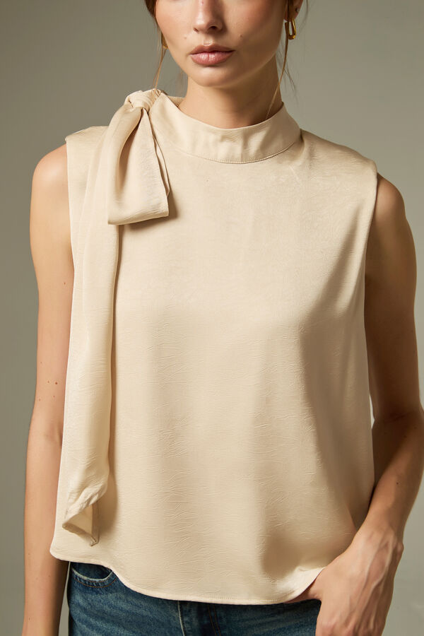 BLUSA PANYEL 70607 BEIGE CLARO image number null