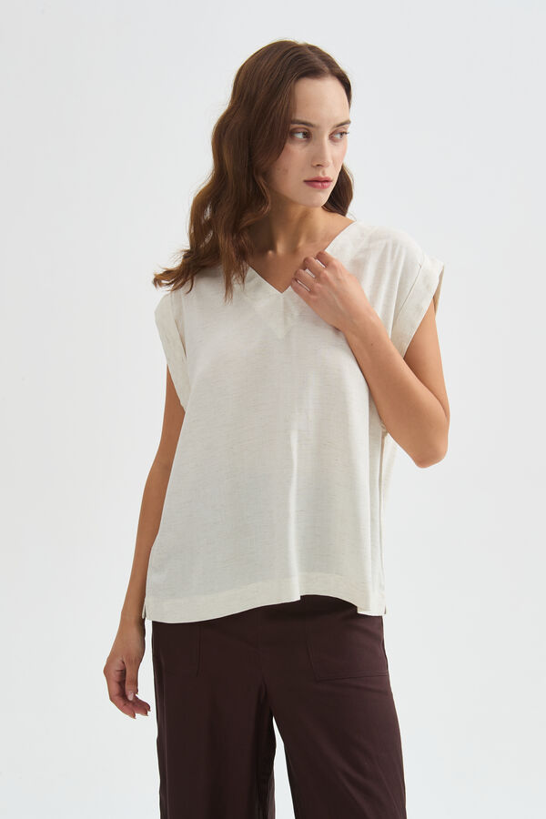 BLUSA ZOMIRA 70607 ARENA MELANGE image number null