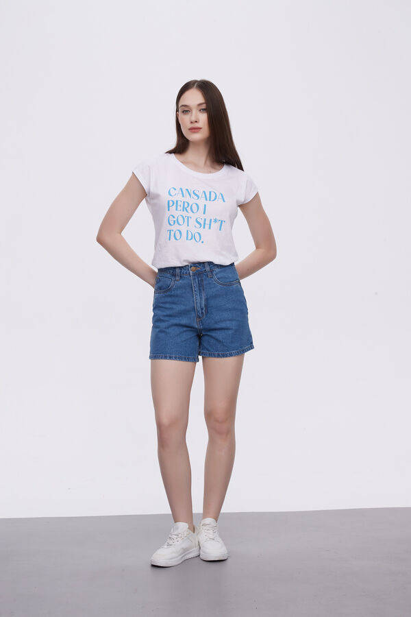 SHORT KAMALA AZUL MEDIO image number null
