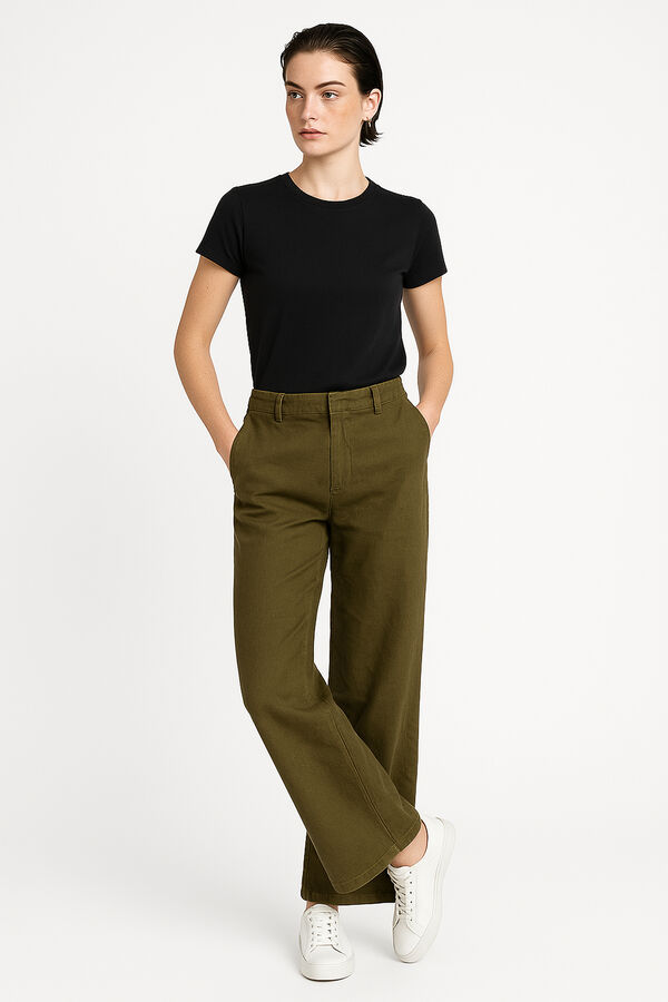 PANTALON TIRNA VERDE OLIVA image number null
