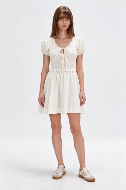 VESTIDO LACARE 70809 MARFIL  / OFF WHITE image number null