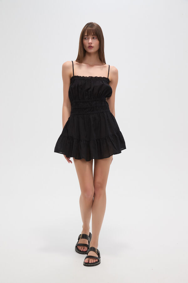 VESTIDO PASTEN NEGRO image number null