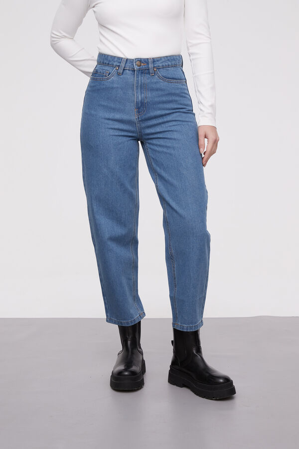PANTALON BUSTAMANTE AZUL GRISACEO image number null