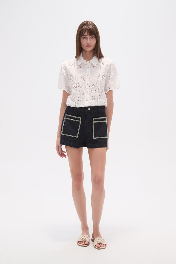 SHORT PAVIN AZUL INDIGO image number null