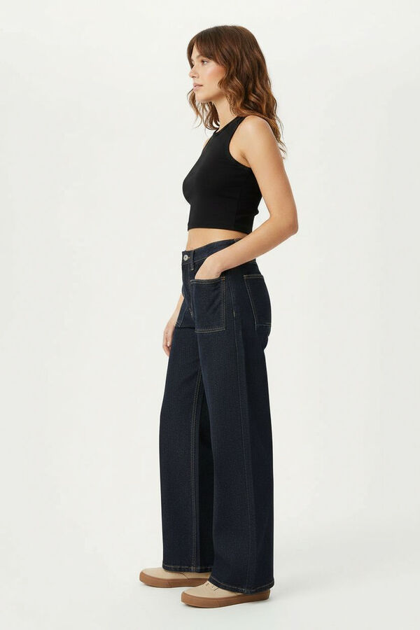 PANTALON CARPER AZUL MARINO image number null
