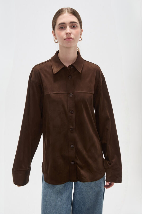 CHAQUETA TANASIA CHOCOLATE image number null