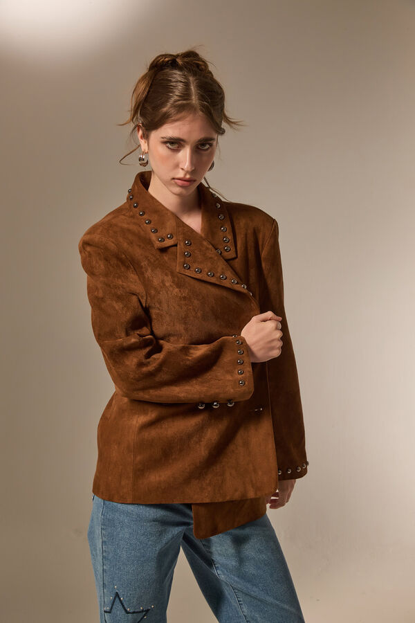 BLAZER PEACHIE MARRON image number null