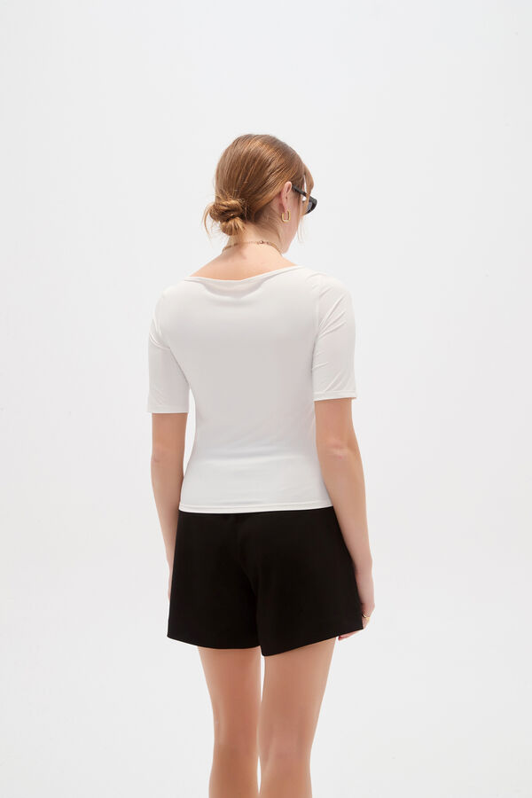 REMERA WENOS 70607 MARFIL  / OFF WHITE image number null