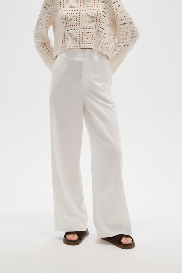 PANTALON ELSOLEY MARFIL  / OFF WHITE image number null