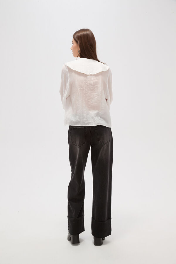 CAMISA RAELI MARFIL  / OFF WHITE image number null