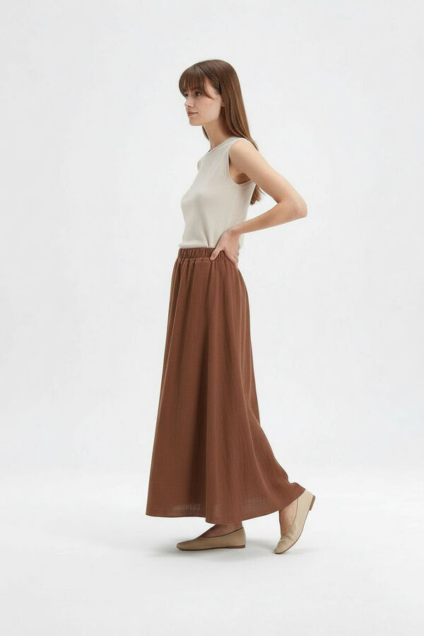 FALDA AZUR 70809 MARRON image number null