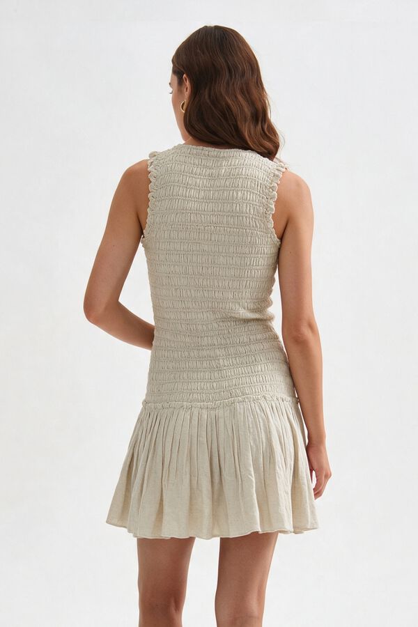 VESTIDO KAMAR 70809 ARENA MELANGE image number null