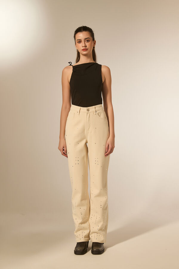 PANTALON AVELA CRUDO / NATURAL image number null