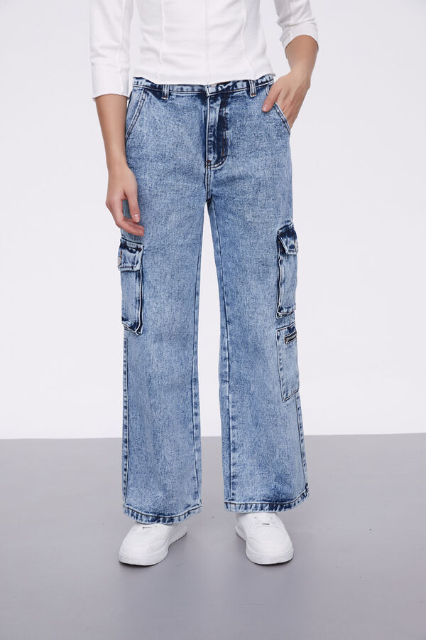 PANTALON SASH AZUL CLARO image number null