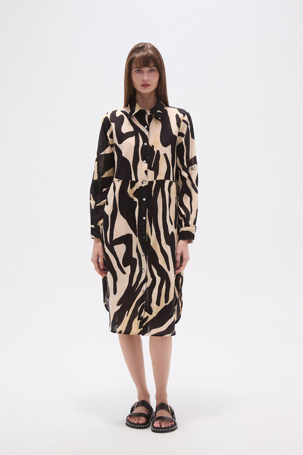 VESTIDO SOMBRE GUSTO 1 image number null