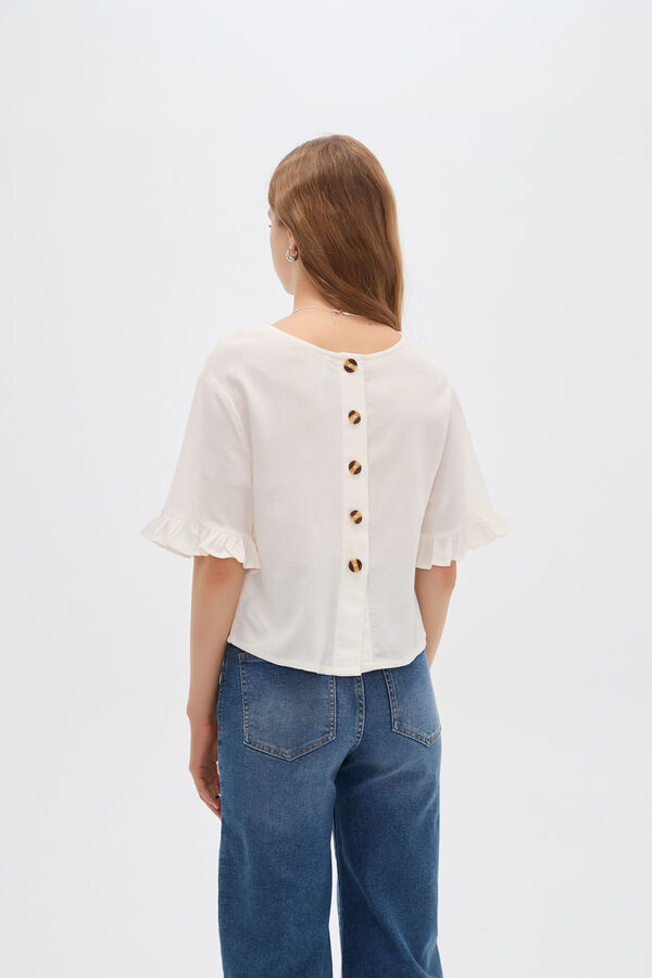 BLUSA CENOBIA 70809 MARFIL  / OFF WHITE image number null
