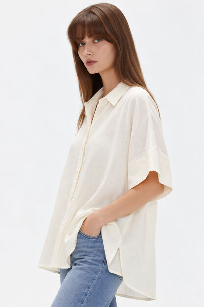 CAMISA LITSA 70809 CRUDO / NATURAL image number null