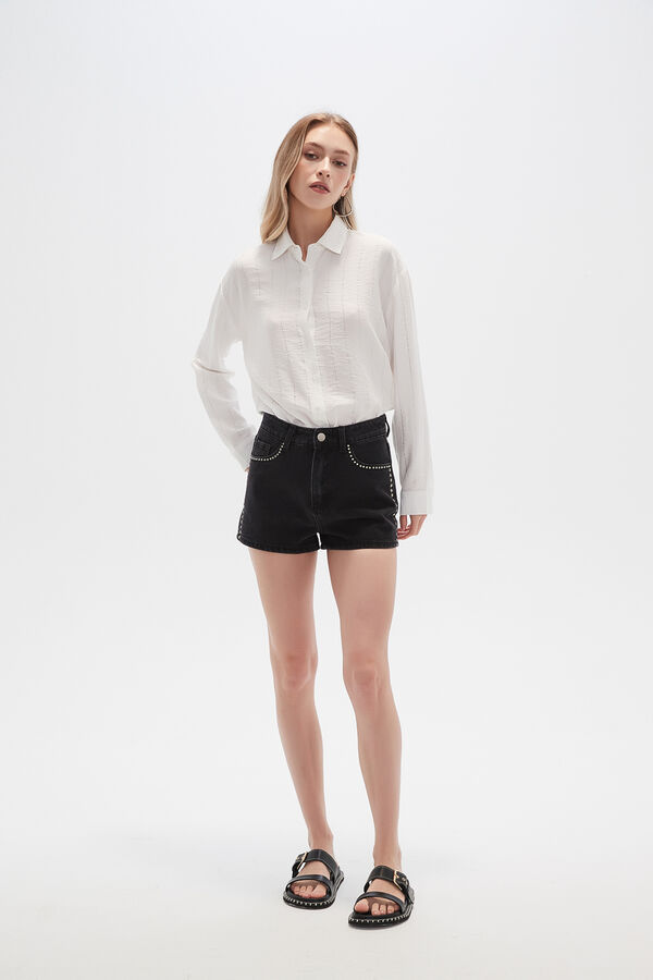 SHORT SHERIDAN GRIS OSCURO image number null