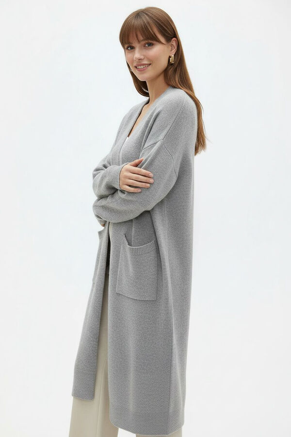 SACO SACCO GRIS MELANGE MEDIO image number null